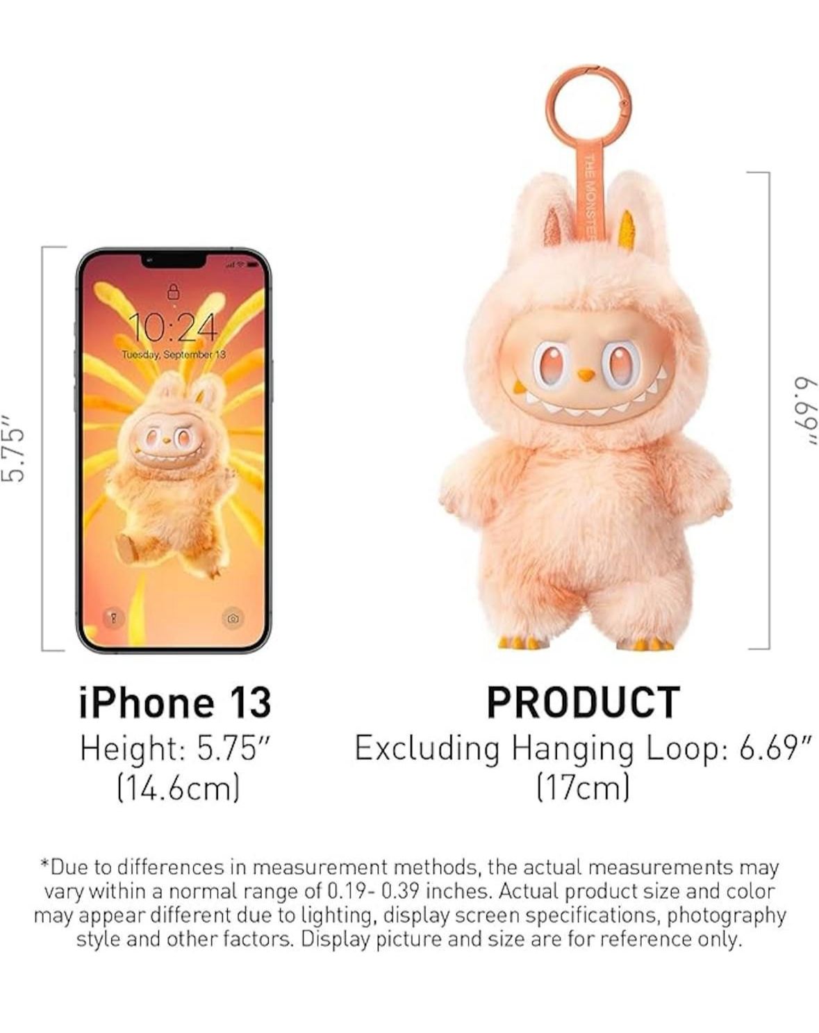 Labubu Doll The Monster Big Into Energy Series Blind Box Labubu Vinyl Plush Pendand Random Action Figure,Collection Blind Box Toy,Multicolor Random
