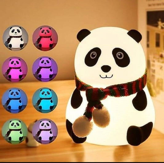 🐼✨ Adorable Panda Night Lamp ✨🐼
Brighten up your room with this cute and colorful panda lamp that glows in 8 vibrant colors! 🌈💡
Perfect for kids' rooms, gifts 🎁, or cozy vibes 🌙💤