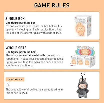 Labubu Doll The Monster Big Into Energy Series Blind Box Labubu Vinyl Plush Pendand Random Action Figure,Collection Blind Box Toy,Multicolor Random